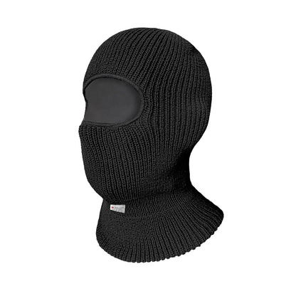 EvridWear Double-Layer Balaclava - Neck &amp; Face Cover (Black)