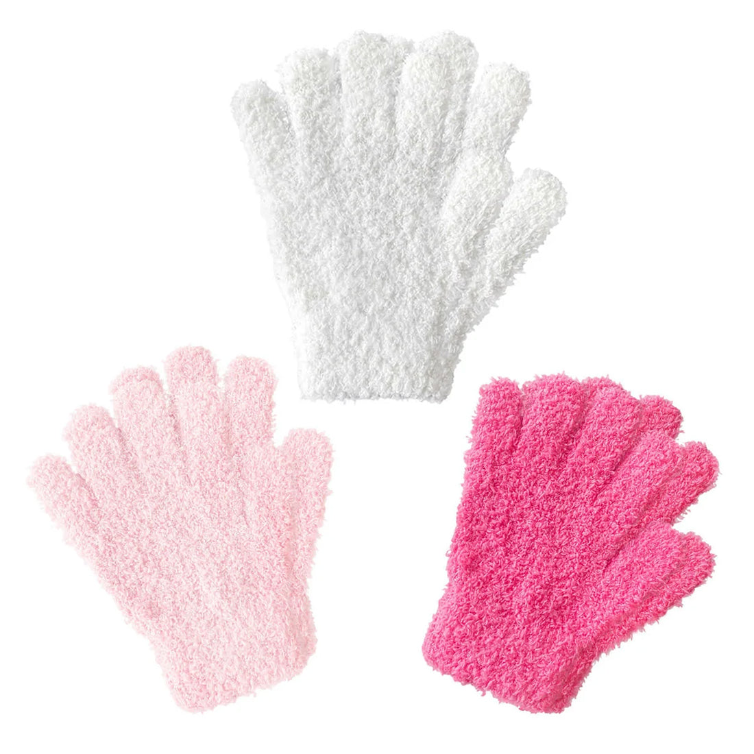 EvridWear Kids Fluffy Winter Gloves in Blue Color - Warm &amp; Stretchy