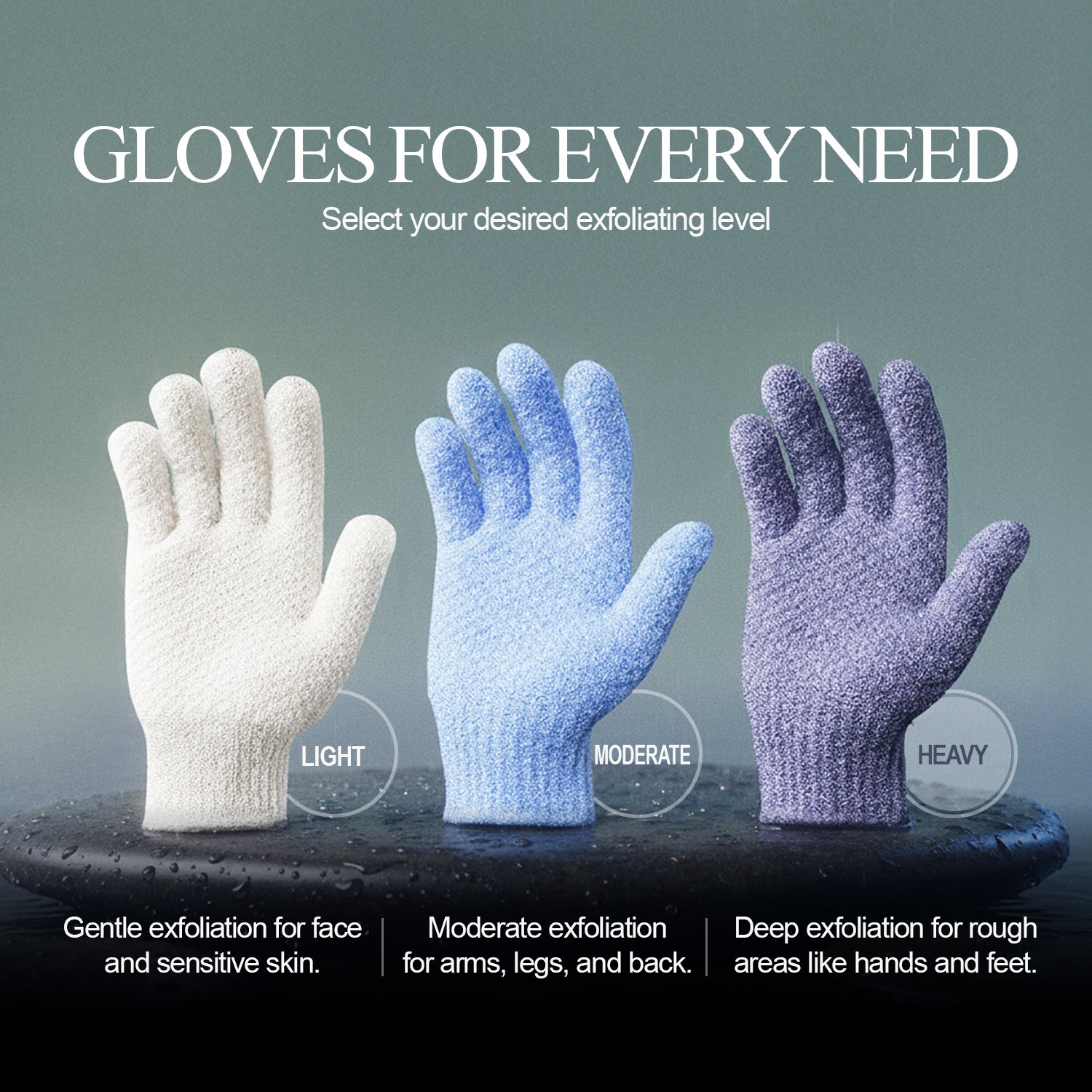 1 Pair Exfoliation Gloves