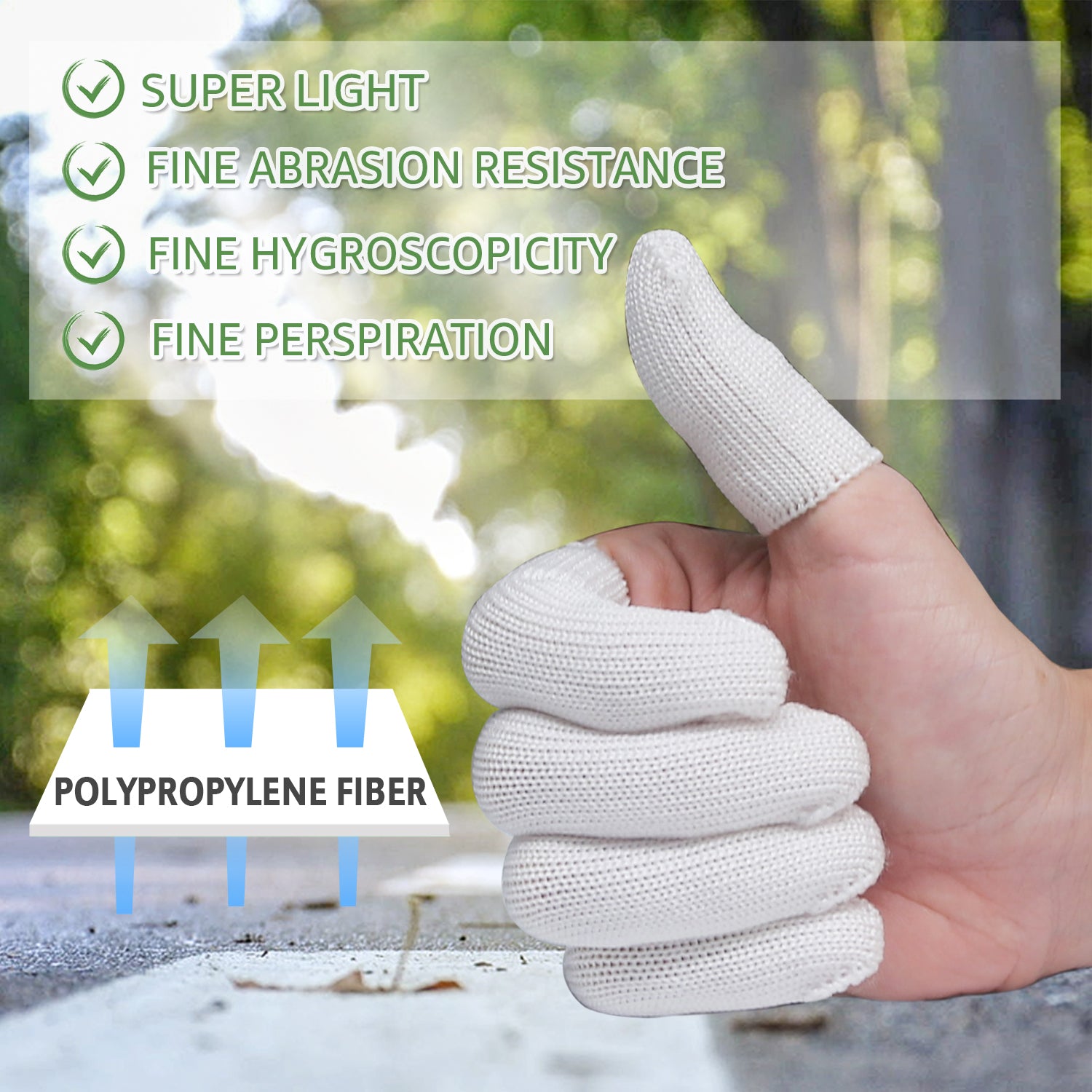 Polypropylene Finger Cots