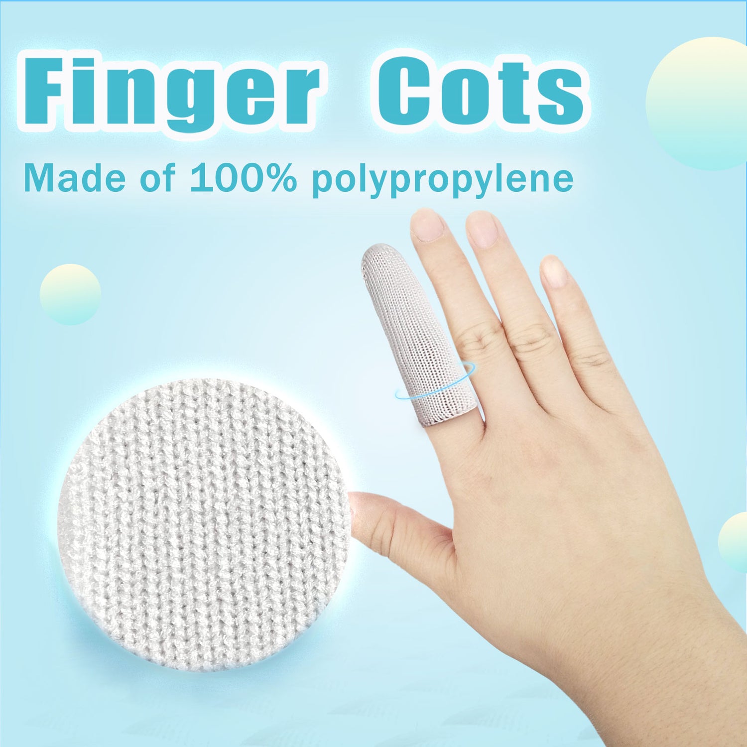 Polypropylene Finger Cots