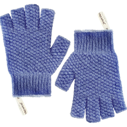 Exfoliation Bath Fingerless Gloves for Shower