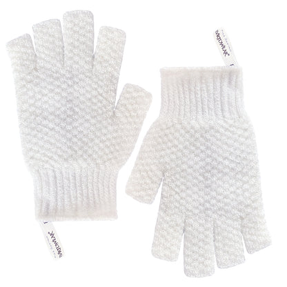 Exfoliation Bath Fingerless Gloves for Shower