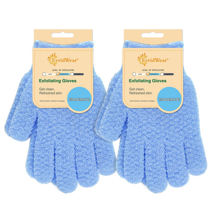 2 Pairs of Exfoliation Gloves