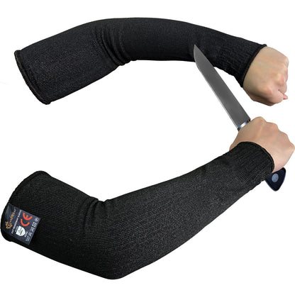 EvridWear Black Arm Protective Sleeves Cut Resistant Sleeves