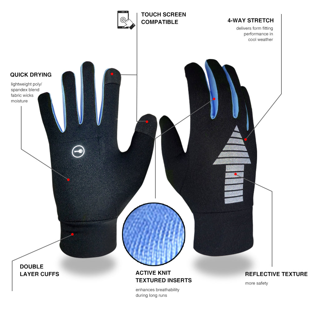 Winter Gloves Touch Screen Water Resistant Thermal for Running Cycling Driving Hiking Windproof Warm Gifts for Men and Women