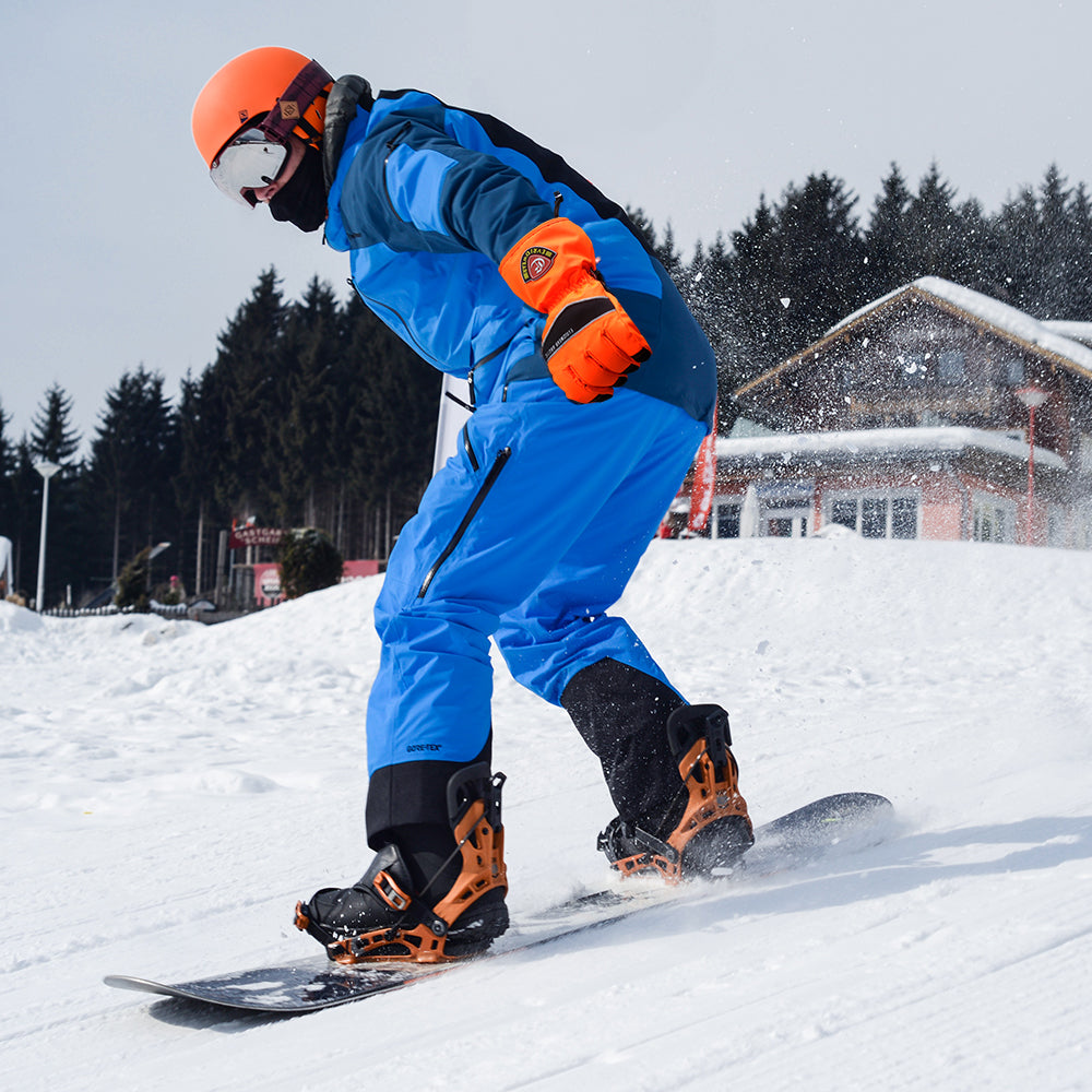 snowboard handschuhe orange Evridwear Men Women Waterproof Ski Gloves, 3M Thinsulate Snowboard Winter Gloves ( XL, Orange)